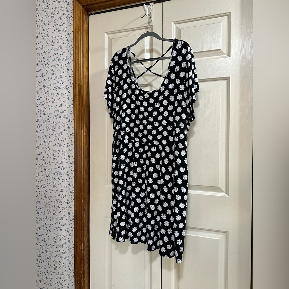 Ghost print size 5 plus dress